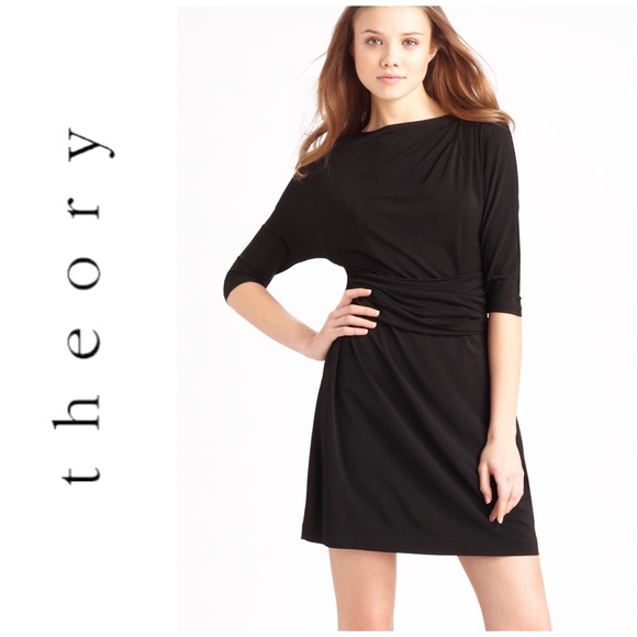boat neck jersey dress